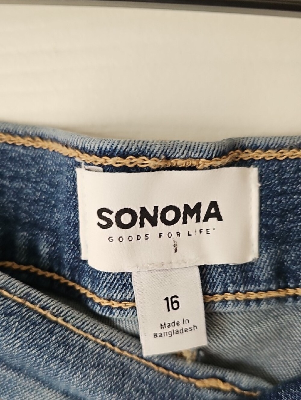 Sonoma Dark Blue Rolled Hem Denim Shorts - Picture 2 of 3